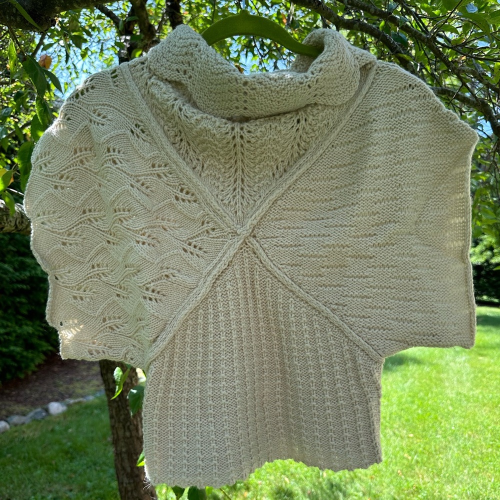 Sleeping on Snow Cream Knit Sweater S/M